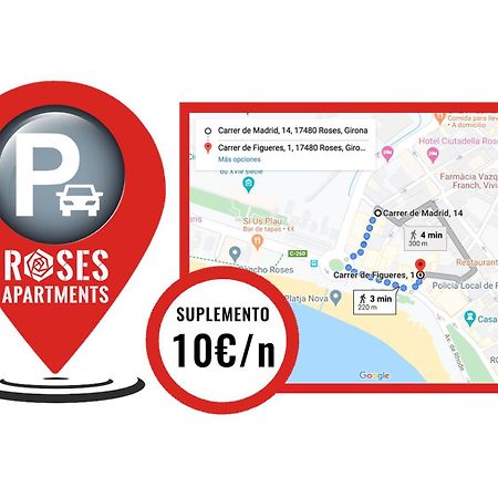 Roses Apartments Ocean 2 Habitaciones Vista Mar Lateral Екстер'єр фото