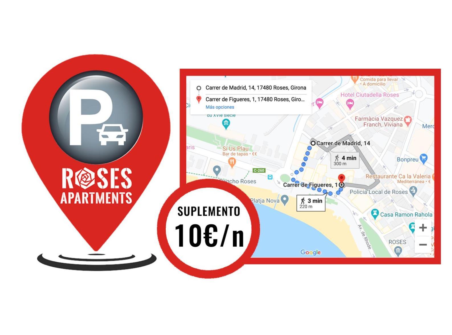 Roses Apartments Ocean 2 Habitaciones Vista Mar Lateral Екстер'єр фото